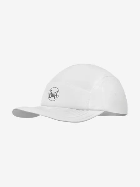 Кепка Buff 5 Panel Go Cap Solid White, Белый