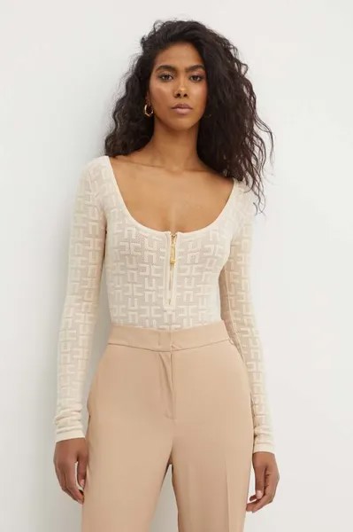 Боди Elisabetta Franchi, бежевый