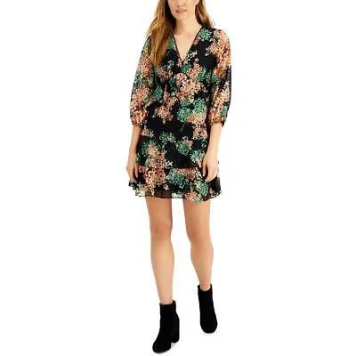 Черное женское мини-платье с v-образным вырезом Taylor Petites 2P BHFO 9971