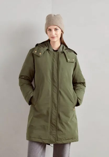Зимнее пальто WATER REPELLENT MID LENGTH PARKA Scotch & Soda, зеленый