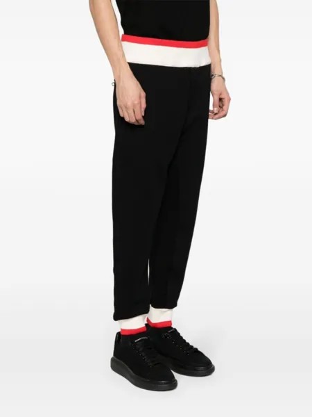 Alexander McQueen спортивные брюки с логотипом, черный