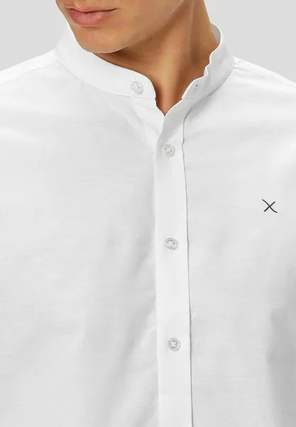 Рубашка Oxford Mao Stretch Clean Cut Copenhagen, белая