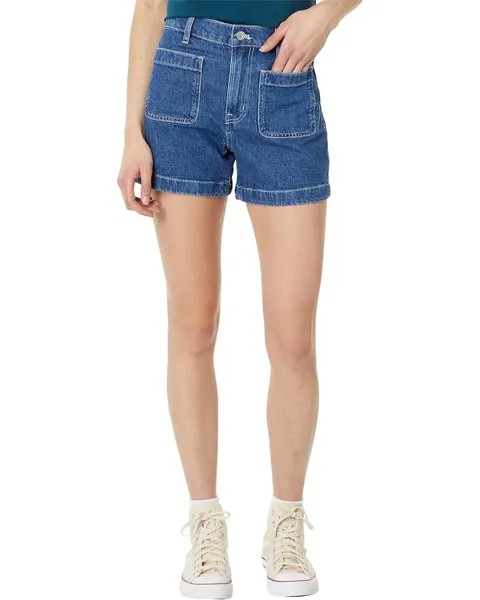 Шорты Madewell The High-Rise Sailor Short in Woodston Wash, синий