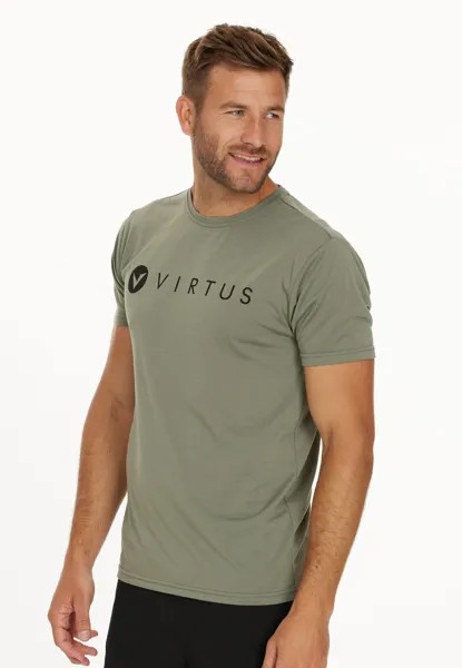 Футболка с принтом LOGO TEE VIRTUS, цвет smoked sage