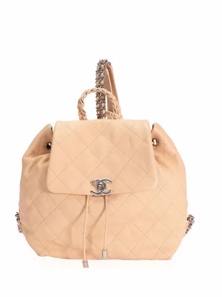 Chanel Pre-Owned стеганый рюкзак Braided with Style