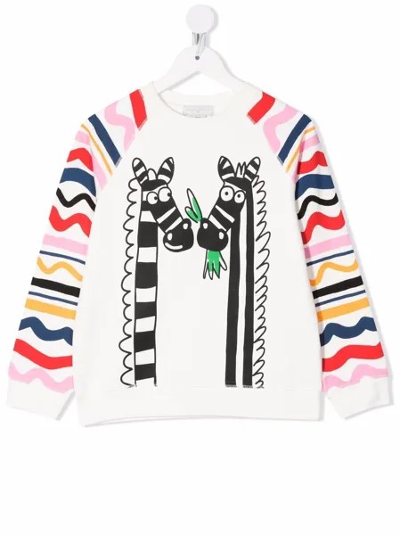 Stella McCartney Kids толстовка с графичным принтом