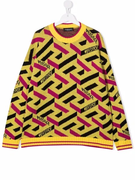 Versace Kids джемпер La Greca