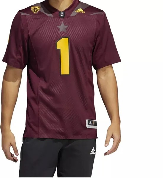 Мужская футбольная майка Adidas Arizona State Sun Devils Maroon Replica