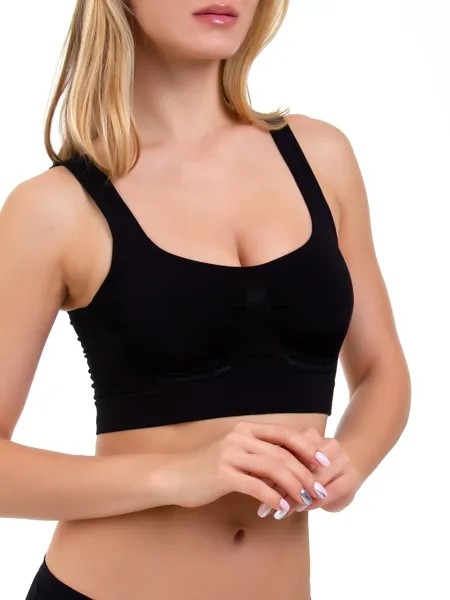 Бюстгальтер женский Mademoiselle Top Shaper (Ilar) черный S/M