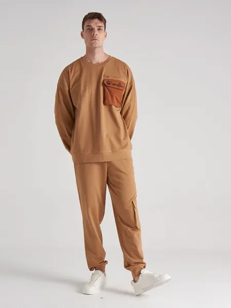 Мужские спортивные штаны-карго с эластичной талией Benetton