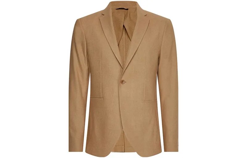 Мужской деловой костюм Calvin Klein, цвет Camel