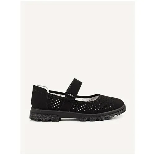 Туфли для девочек, цвет черный, размер 36, бренд Ulёt, артикул K1369-4 черный