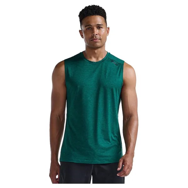 Футболка 2XU Motion sleeveless T-shirt, зеленый
