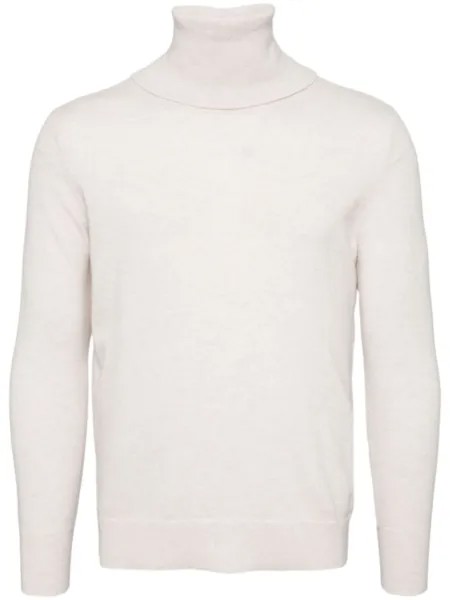N.Peal джемпер Trafalgar Roll Neck из органического кашемира, нейтральный цвет