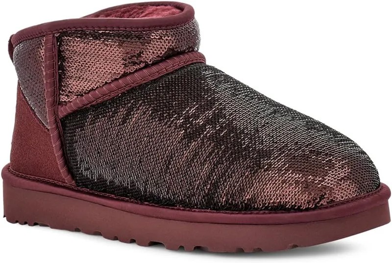 Ботинки UGG Classic Ultra Mini Mirror Ball, цвет Wild Grape