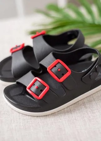 Boys Breathable Soft Легкая пряжка снизу Пляжный Сандалии