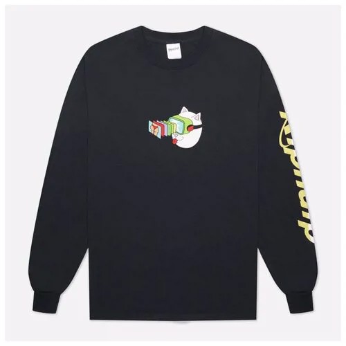 Мужской лонгслив Ripndip Virtual Nermality чёрный , Размер S