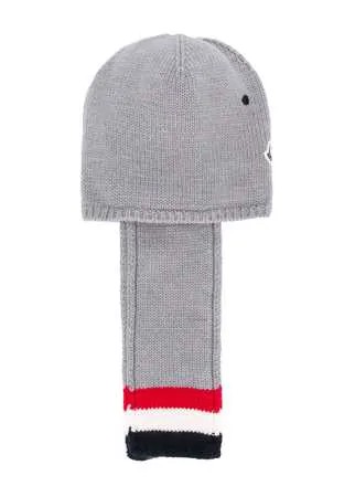 Moncler Enfant декорированная шапка бини