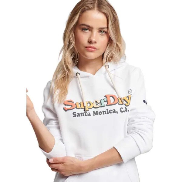Худи Superdry Vintage Rainbow, белый