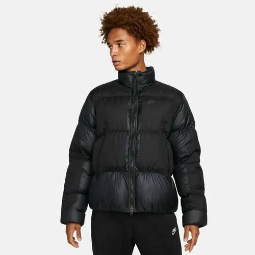 Куртка спортивная NIKE, размер 46, черный