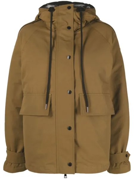Moncler утепленная парка Badete, зеленый