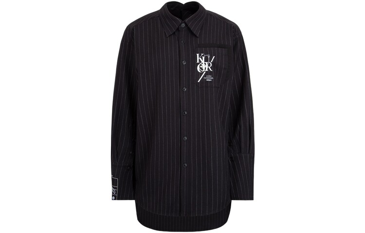 Рубашка женская черная Evisu