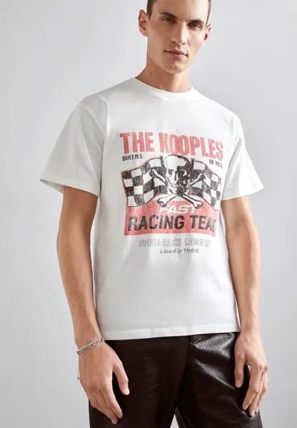 Футболка с принтом The Kooples, цвет white