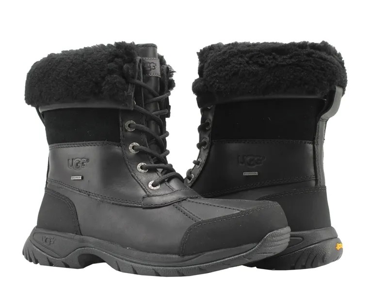 [5521-BLK] Мужские австралийские водонепроницаемые зимние ботинки UGG, черные, размер 8,5 *RNEW*
