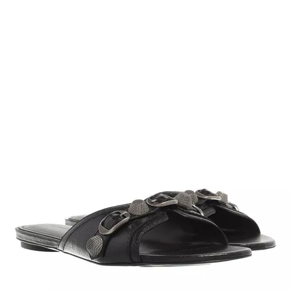 Сандалии cagole sandals Balenciaga, черный