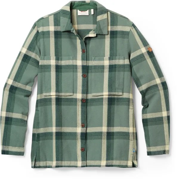 Фланелевая верхняя рубашка Singi – женская Fjallraven, зеленый