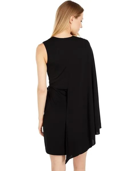 Платье Halston Harley Matte Jersey Dress, цвет Jet Black