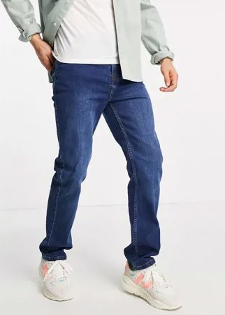 Синие джинсы в винтажном стиле LDN DNM-Голубой
