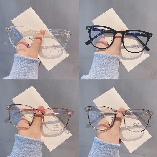 1шт анти синий свет очки для мужчин женщин корейский стиль простая рамка оптические очки защита глаз ПК Модный орнамент