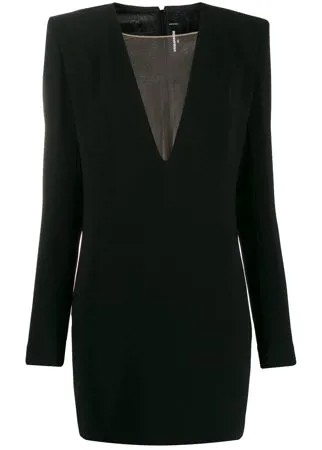 Dsquared2 платье мини с глубоким декольте