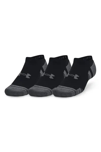 Носки спортивные с хлопком - 3 пары Under Armour, черный