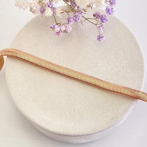 Браслет-цепочка FJ Fallon Jewelry, 1 шт., размер 19 см., золотой