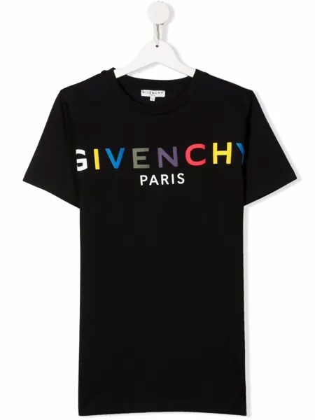 Givenchy Kids футболка с логотипом