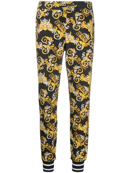Versace Jeans Couture спортивные брюки с принтом Logo Baroque