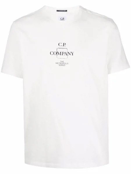 C.P. Company logo-print cotton T-shirt