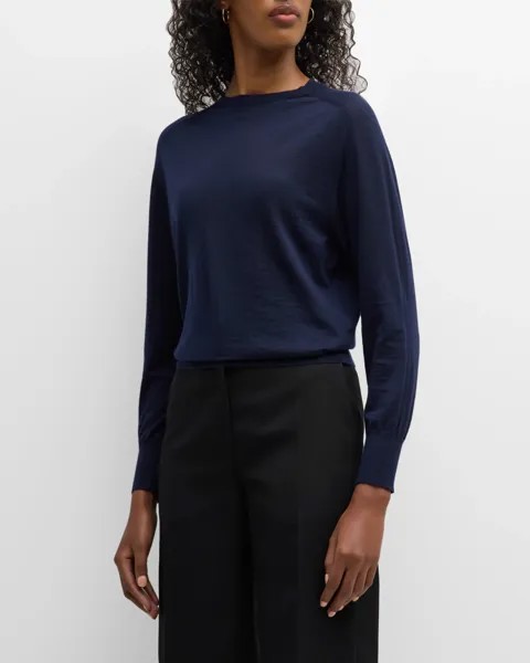 Кашемировый топ Elmira Shrunken THE ROW, цвет Royal Blue