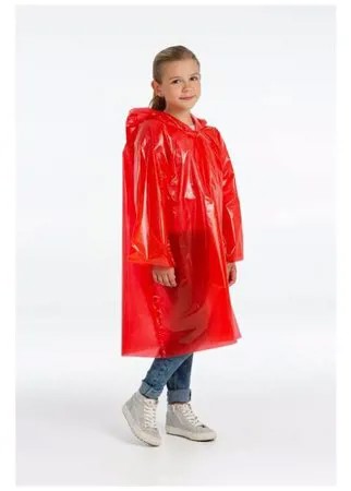 Дождевик-плащ детский BrightWay Kids, красный