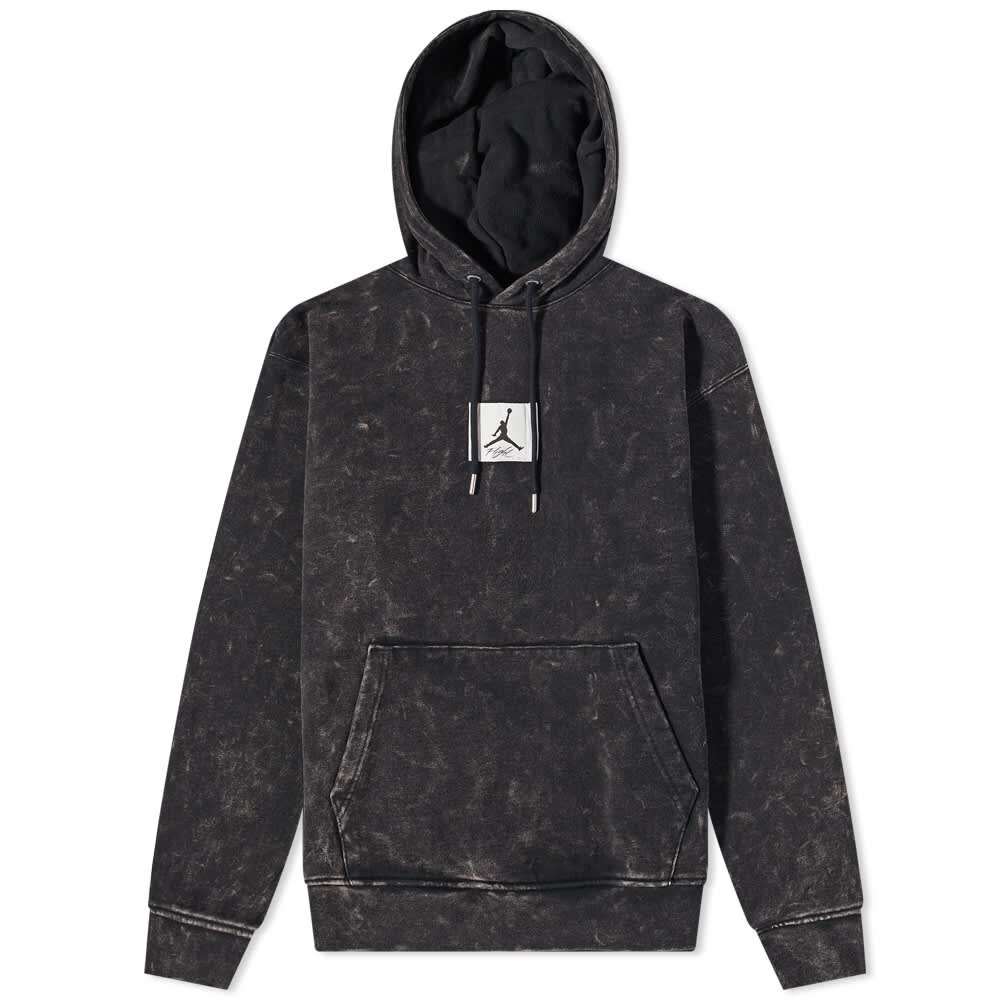 Толстовка Air Jordan Washed Fleece Popover, черный
