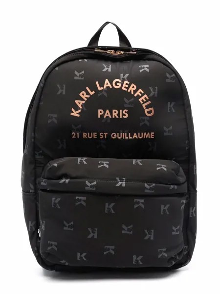 Karl Lagerfeld Kids рюкзак с монограммой