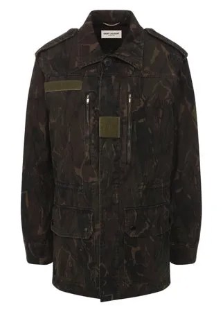 Хлопковая парка Saint Laurent