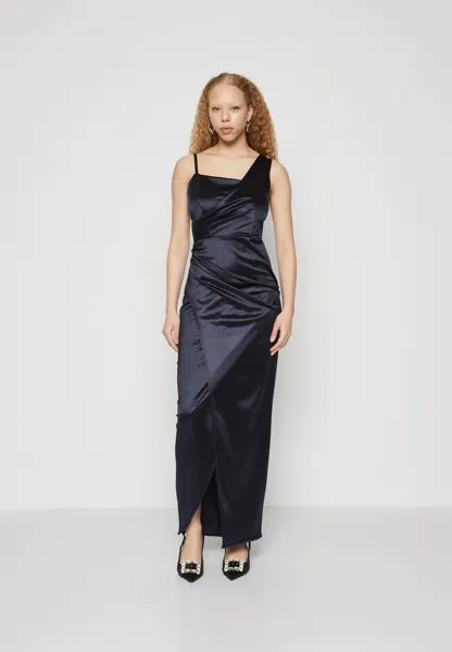 Платье из джерси VALENTINES ROMEO ASYMMETRIC MAXI WAL G., цвет navy blue