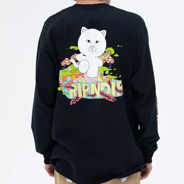 Лонгслив RIPNDIP Day Tripper Ls Black 2022