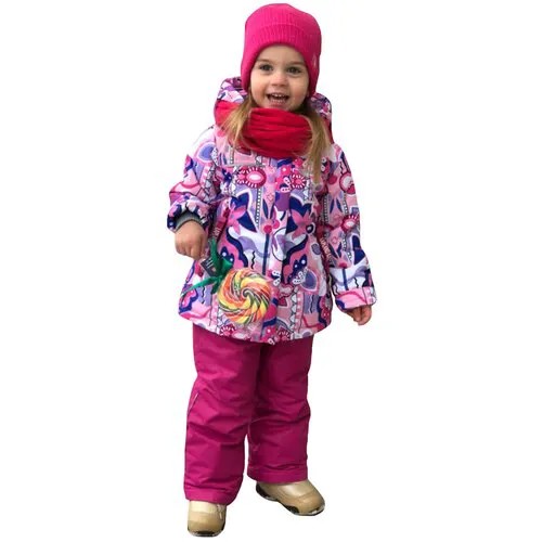 Утепленный комплект (куртка и брюки) Lapland для девочки, осенний-весенний 