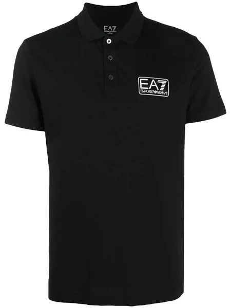 Ea7 Emporio Armani рубашка поло с короткими рукавами