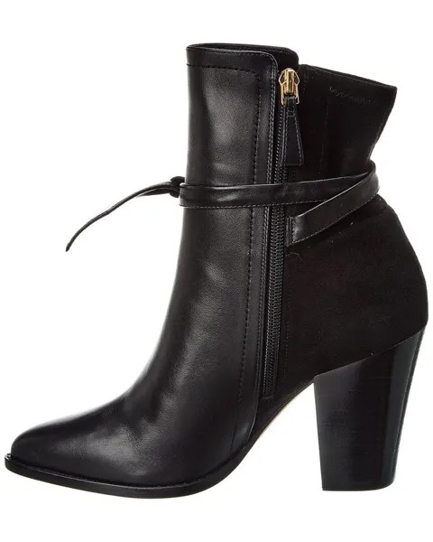 Alexandre Birman Ботильоны Clarita 90 из кожи и замши, черный