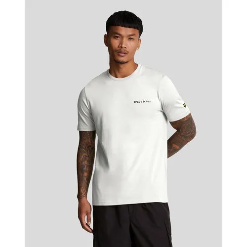 Футболка Lyle & Scott Embroidered T-Shirt, размер M, белый
